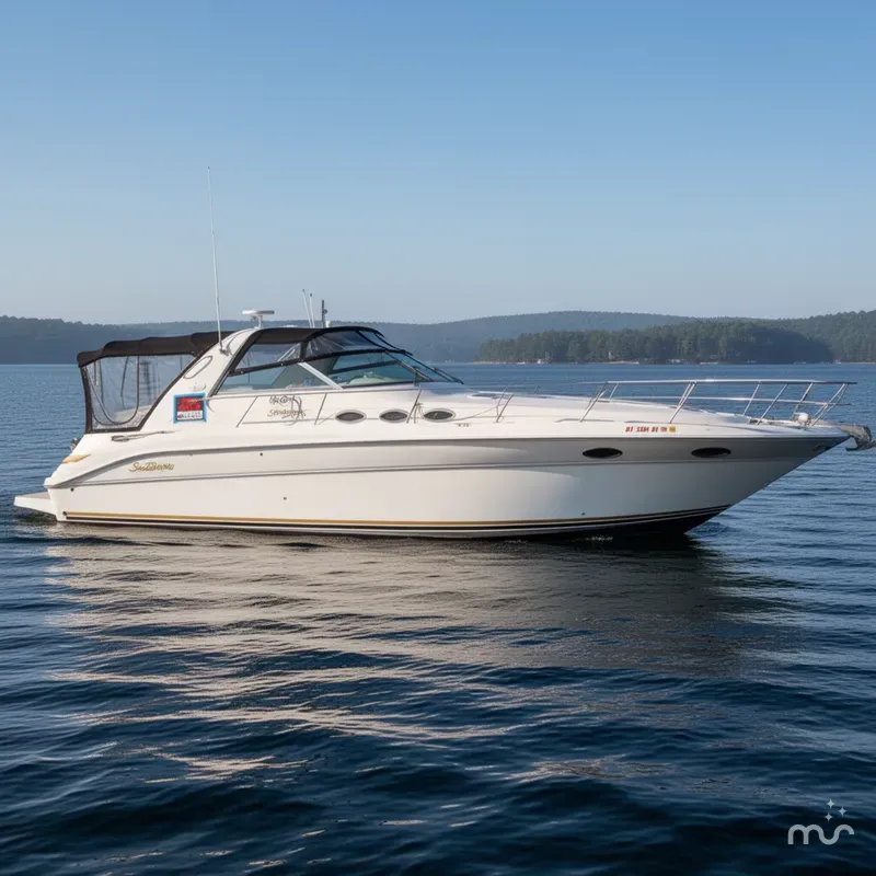Slide: The Image of Sea Ray Sundancer 370 1996 - 2