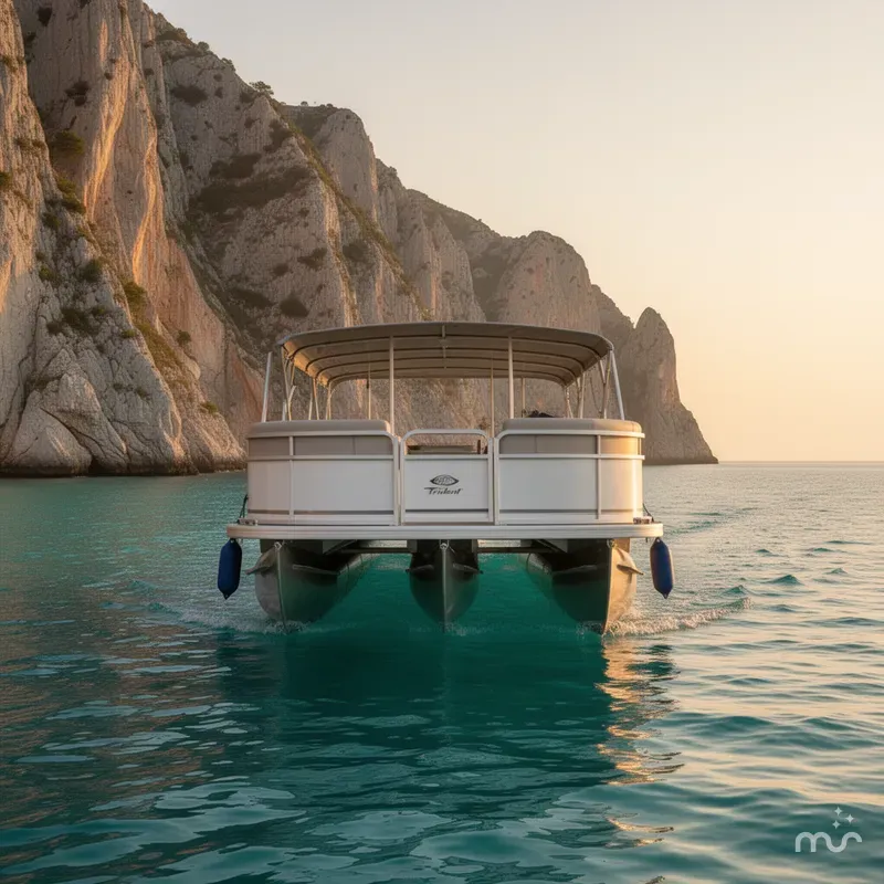 Slide: The Image of Trident 5012 Pontoon 2008 - 1