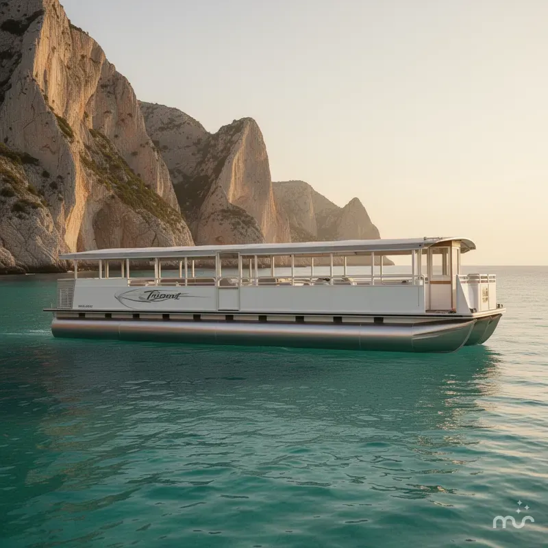 Slide: The Image of Trident 5012 Pontoon 2008 - 2