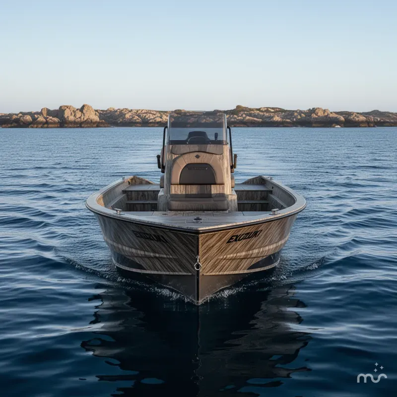 Slide: The Image of Excel Bay Pro 220 Elite - 200 HP Suzuki 2027 - 1