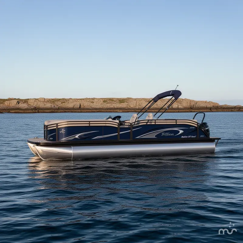 Slide: The Image of JC Manufacturing Neptoon 25TT Sport W/Mercury Verado 350HP - 4 - St 2024 - 2