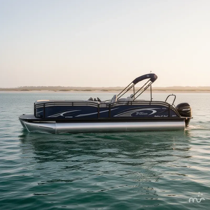Slide: The Image of JC Manufacturing Neptoon 25TT Sport w/Mercury 350HP 2024 - 2