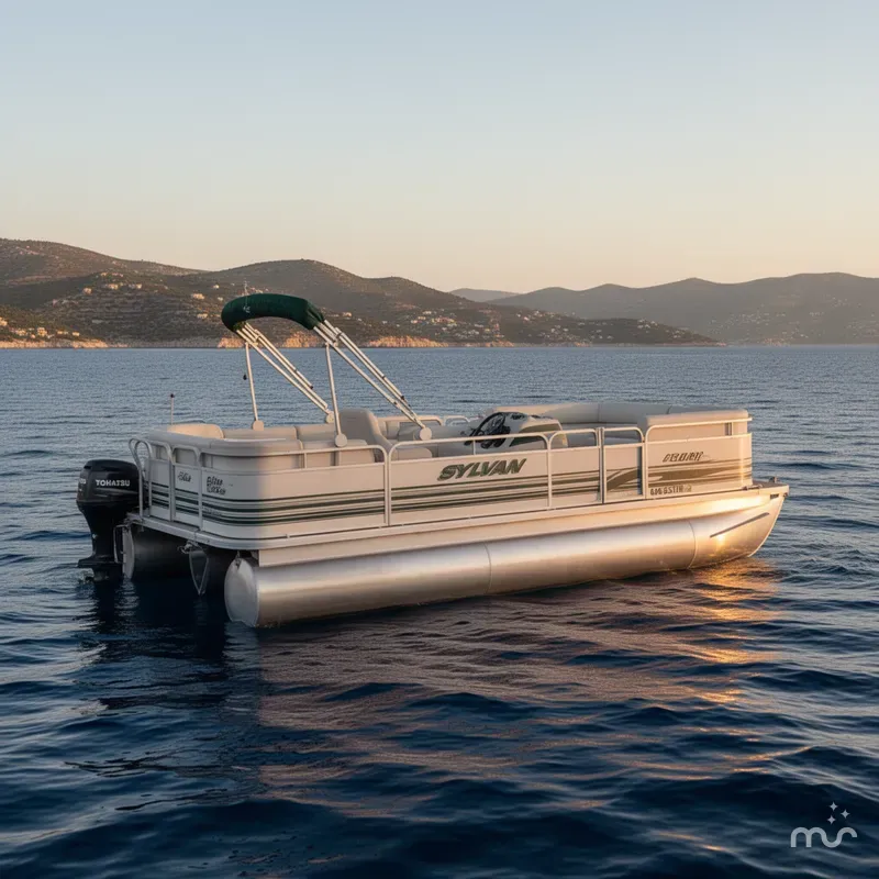 The Image of Sylvan Elite 820 W/New Tohatsu Engine And Single Axle Tra 1999 - 0