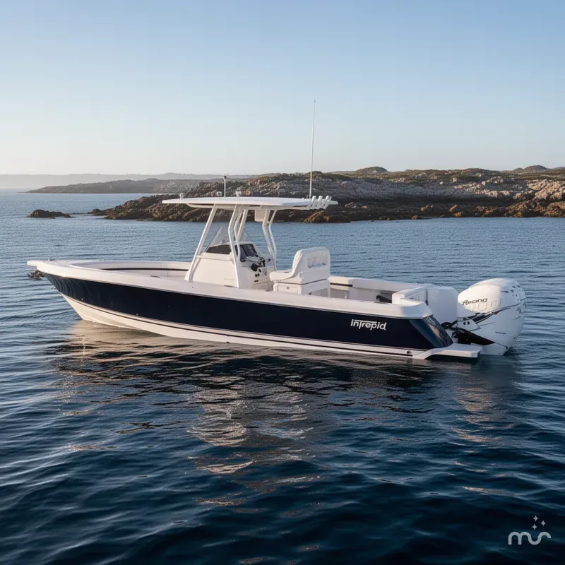Slide: The Image of Intrepid 327 Center Console 2019 - 2