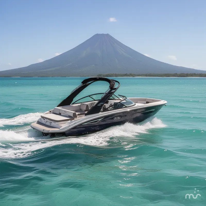 Slide: The Image of Sea Ray SDX 230 2026 - 2
