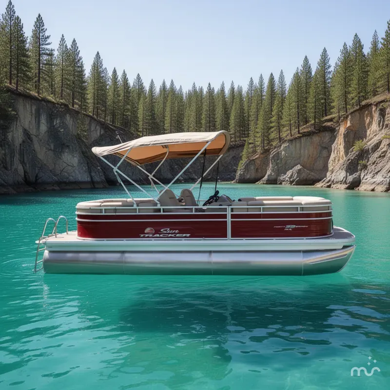 Slide: The Image of Sun Tracker Party Barge 22 XP3 2025 - 2
