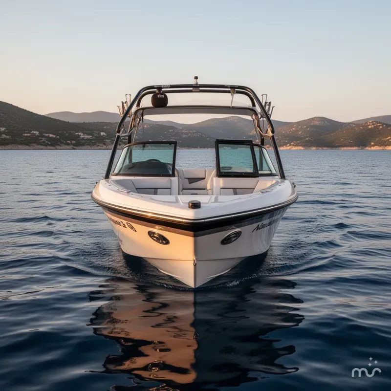Slide: The Image of Nautique Super Air 210 W/Excalibur PCM 330HP Engine And Boa 2003 - 1