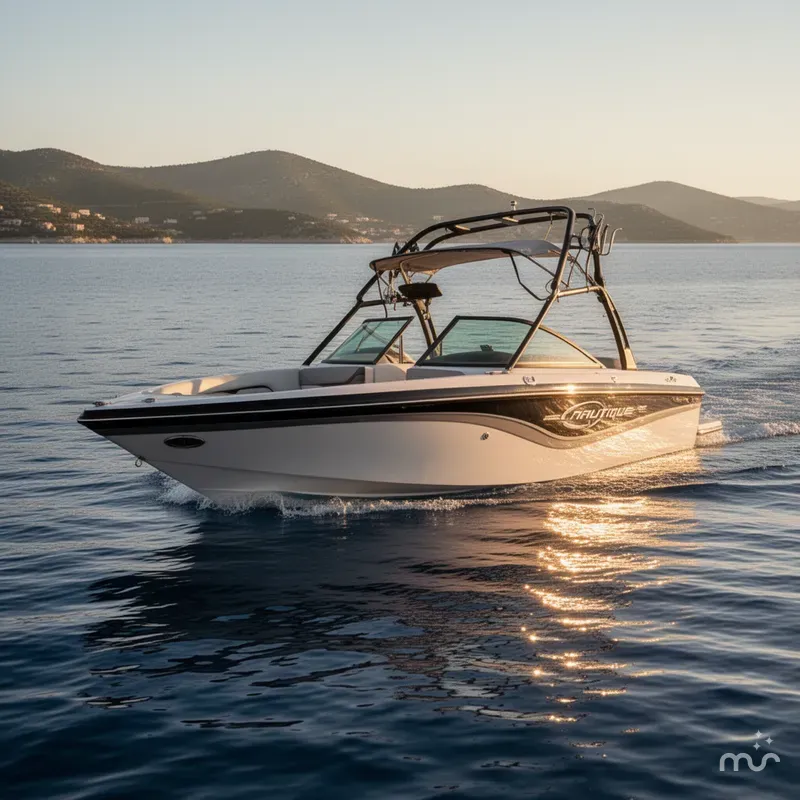 Slide: The Image of Nautique Super Air 210 W/Excalibur PCM 330HP Engine And Boa 2003 - 4
