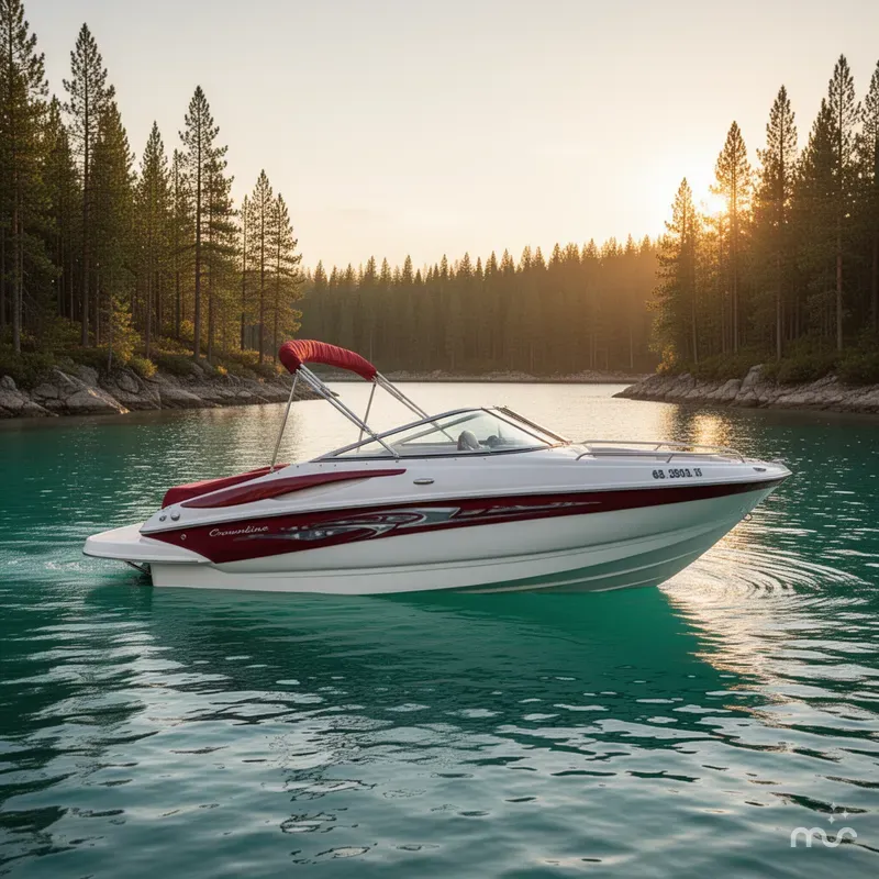 Slide: The Image of Crownline Boats 200 LS W/Volvo Penta 5.0L - 220HP Engine And Trail 2007 - 2