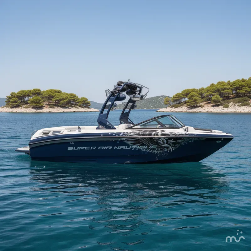 The Image of Nautique 210 Super Air W/PCM EX343 -343HP Engine And Traile 2012 - 0