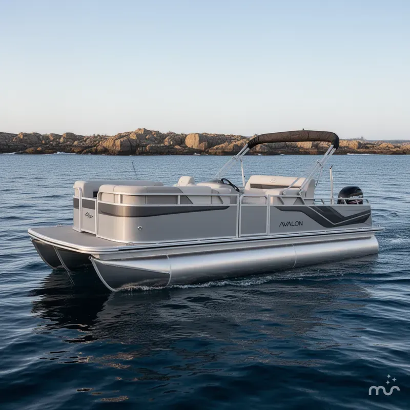 The Image of Avalon Venture Versatile Rear Bench - 21 FT w/ 60HP Mercury! 2026 - 0