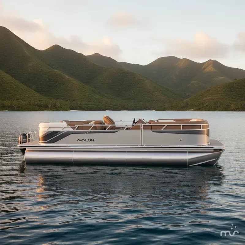 Slide: The Image of Avalon Venture 85 Quad Lounger 23 FT 2026 - 2