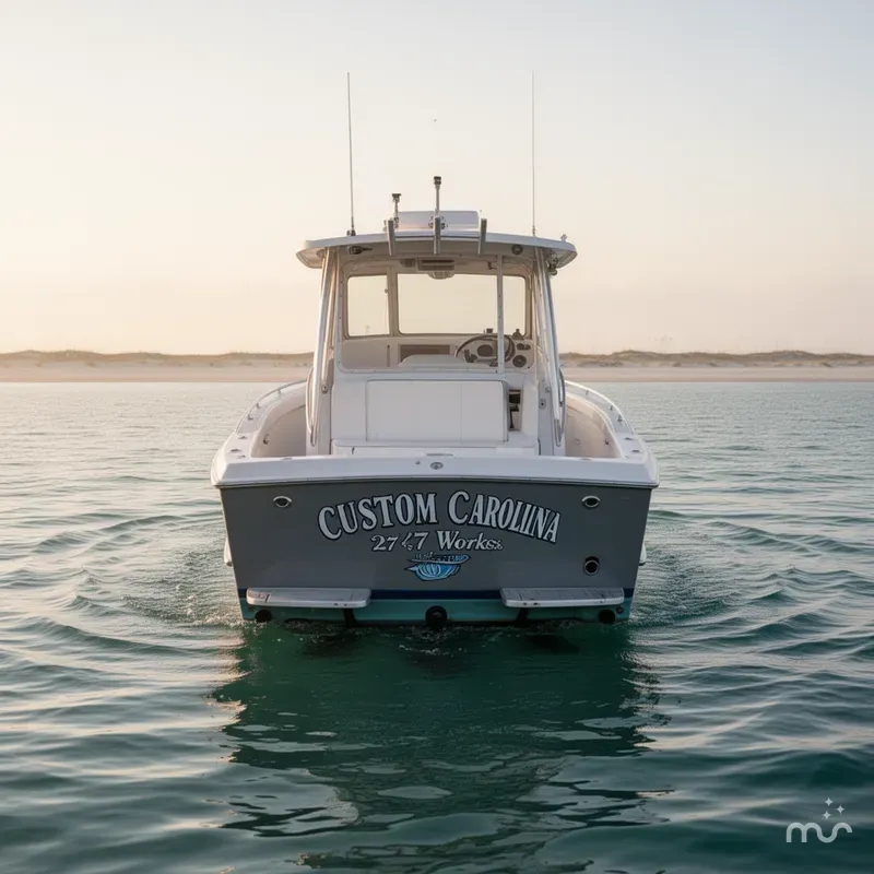Slide: The Image of Custom Carolina 27 Wills Boat Works 2007 - 3