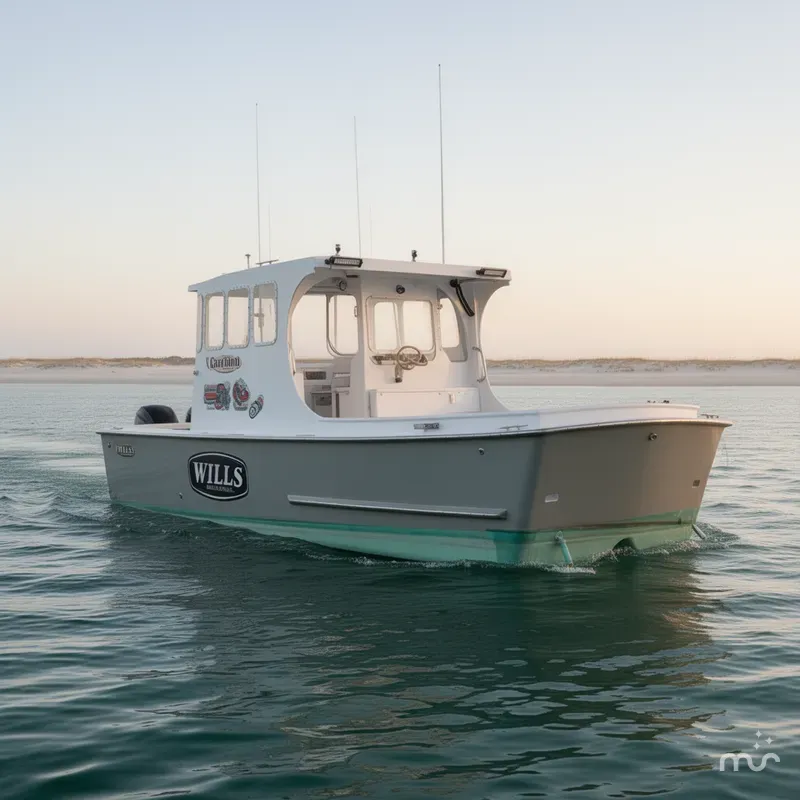 Slide: The Image of Custom Carolina 27 Wills Boat Works 2007 - 4