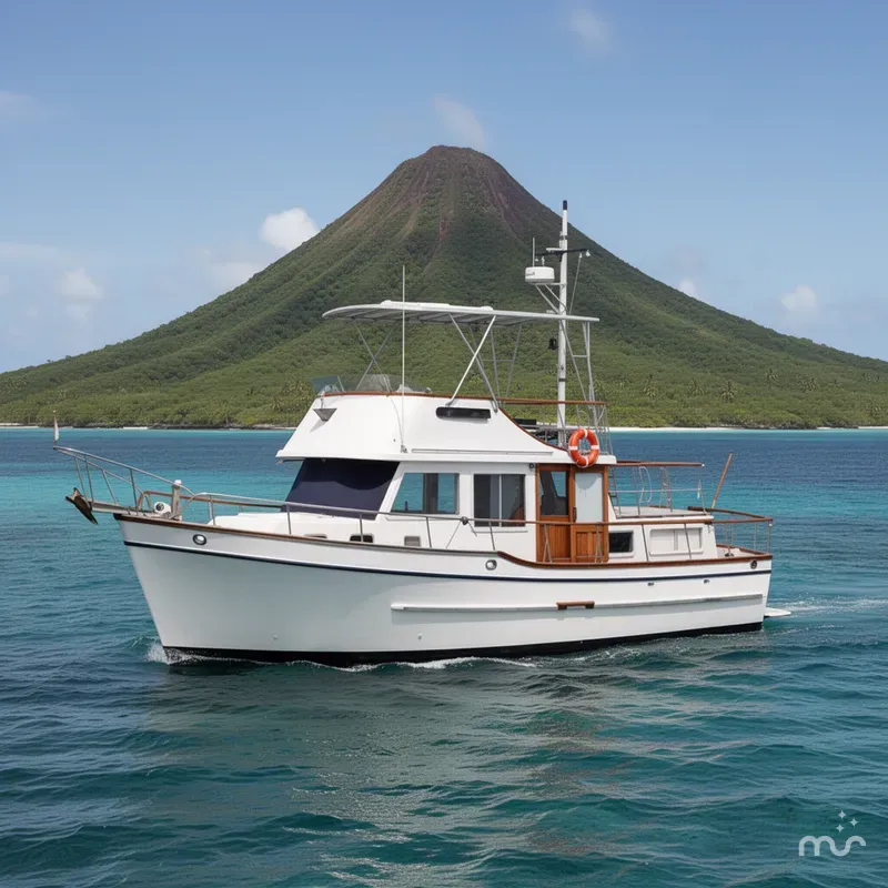 Slide: The Image of Litton Tri-Cabin Trawler 1981 - 2