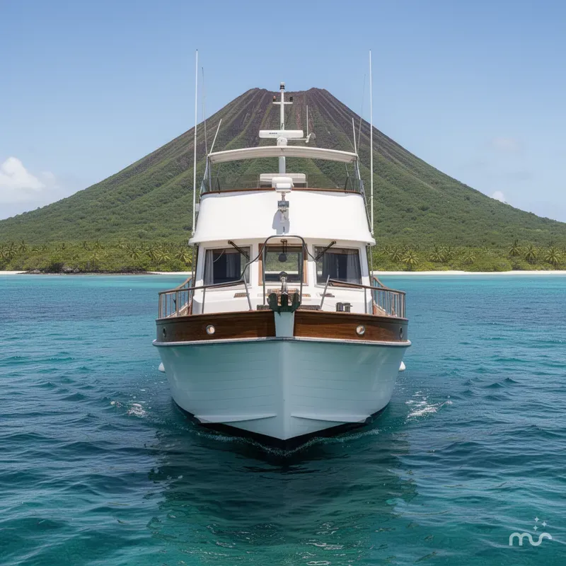 Slide: The Image of Litton Tri-Cabin Trawler 1981 - 3