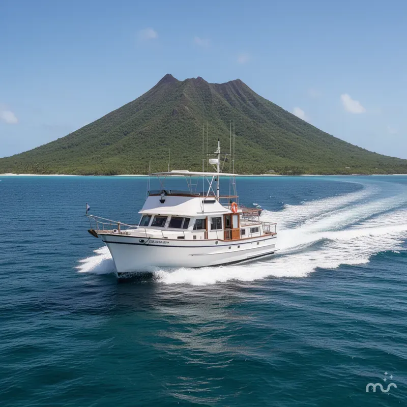 Slide: The Image of Litton Tri-Cabin Trawler 1981 - 4