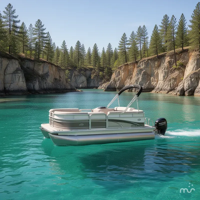 The Image of Sun Tracker Party Barge 16 DLX 2026 - 0
