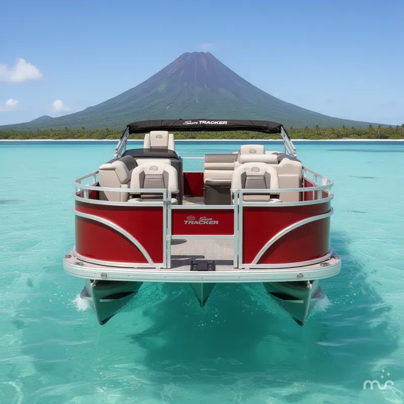 Slide: The Image of Sun Tracker Fishin' Barge 22 DLX 2026 - 1