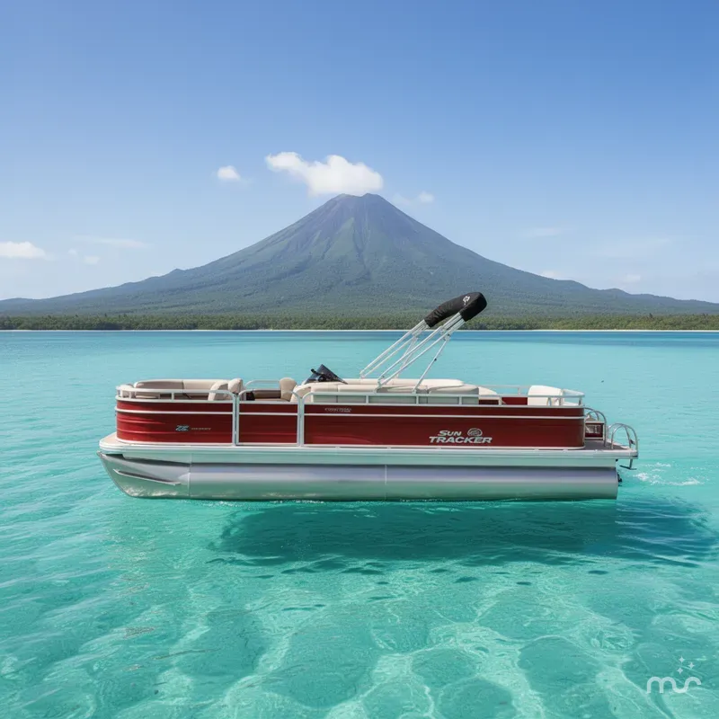 Slide: The Image of Sun Tracker Fishin' Barge 22 DLX 2026 - 2