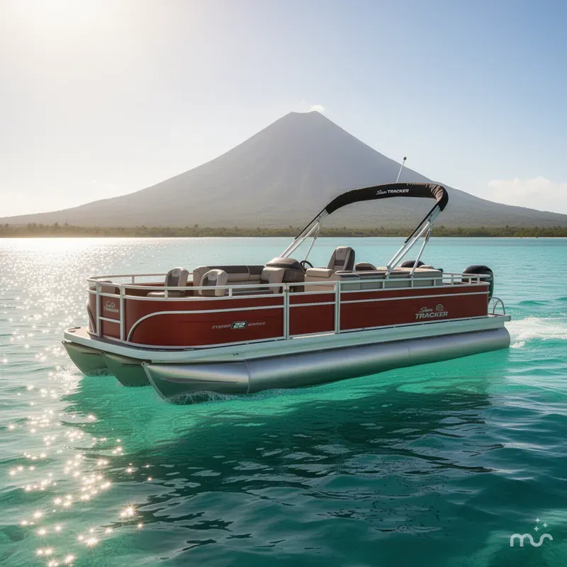 Slide: The Image of Sun Tracker Fishin' Barge 22 DLX 2026 - 4