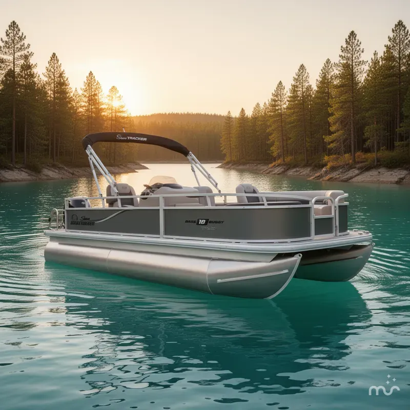 Slide: The Image of Sun Tracker Bass Buggy 18 DLX 2026 - 2