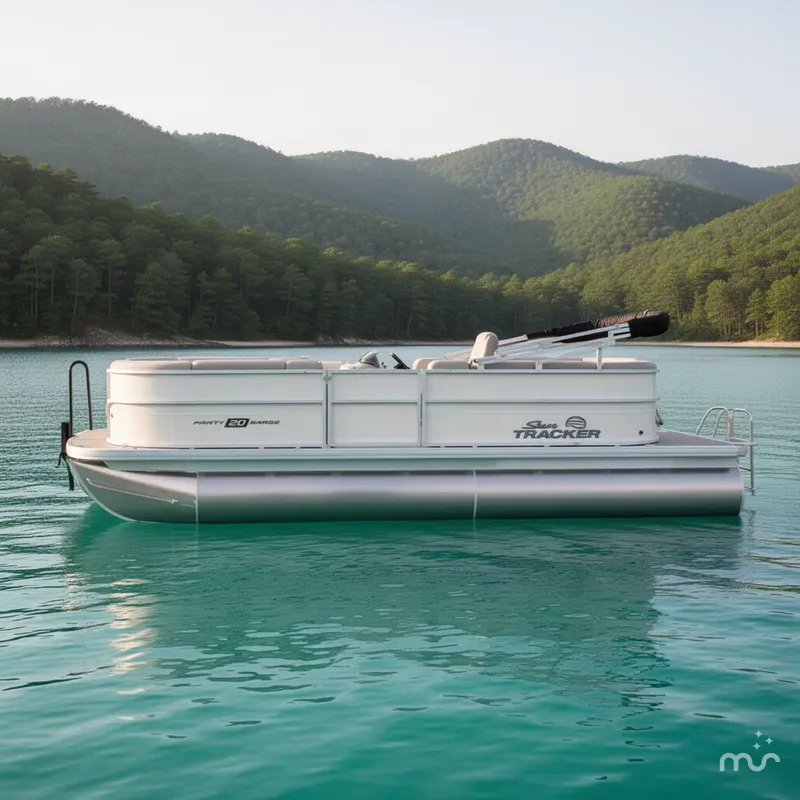 Slide: The Image of Sun Tracker Party Barge 20 DLX 2026 - 2