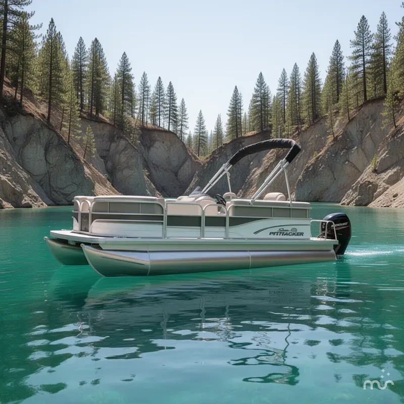 Slide: The Image of Sun Tracker Party Barge 16 DLX 2026 - 4
