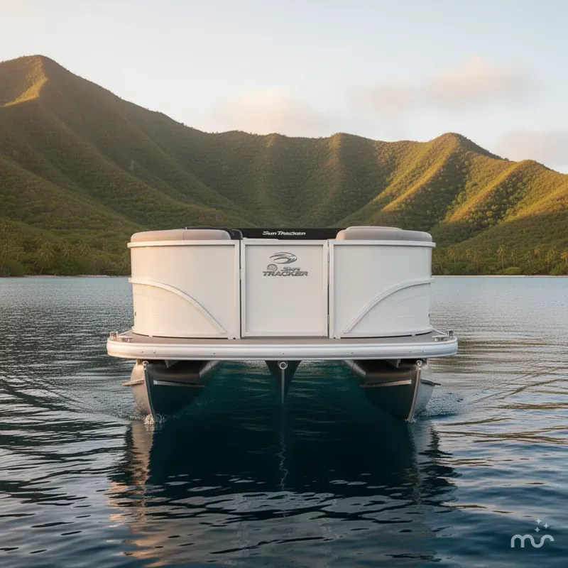 Slide: The Image of Sun Tracker Party Barge 20 DLX 2026 - 1
