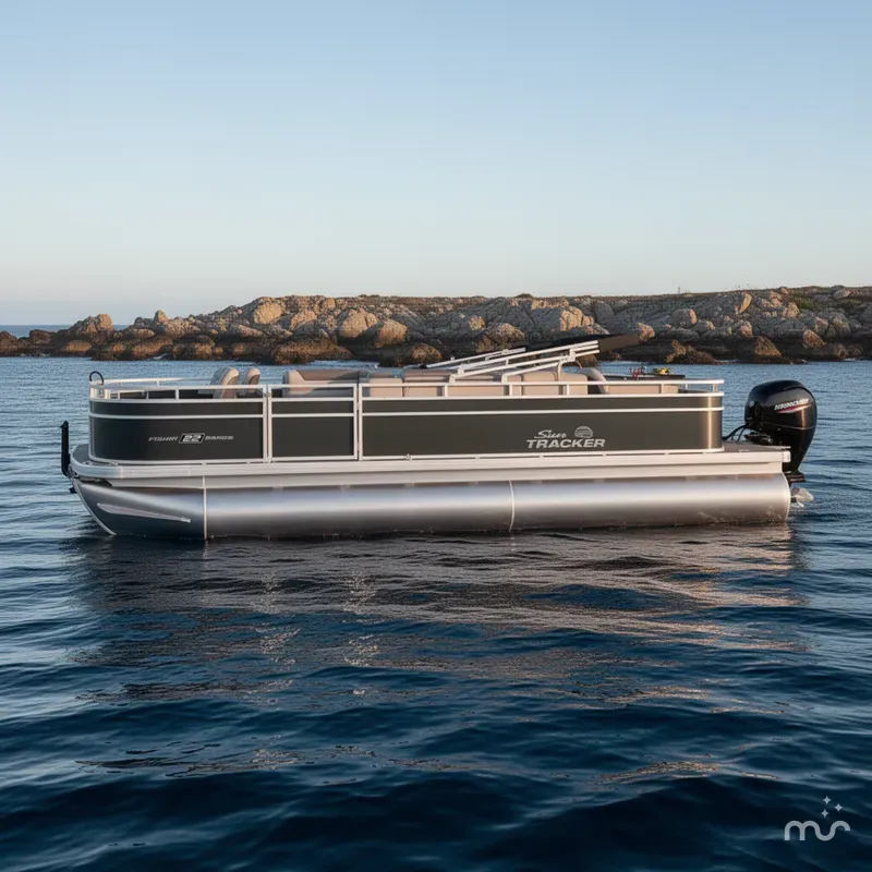 Slide: The Image of Sun Tracker Fishin' Barge 22 DLX 2026 - 2