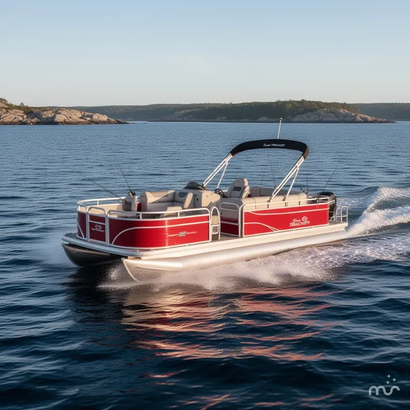 Slide: The Image of Sun Tracker Fishin' Barge 22 DLX 2026 - 4