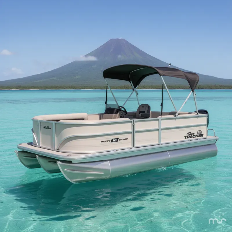 The Image of Sun Tracker Party Barge 16 DLX 2026 - 0