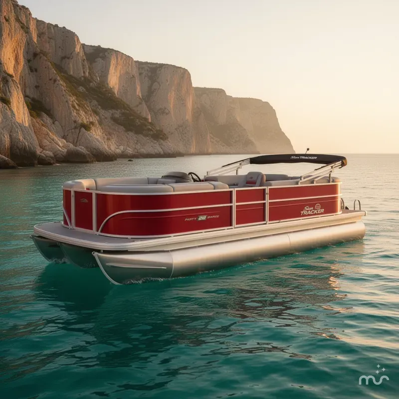 The Image of Sun Tracker Party Barge 22 DLX 2026 - 0