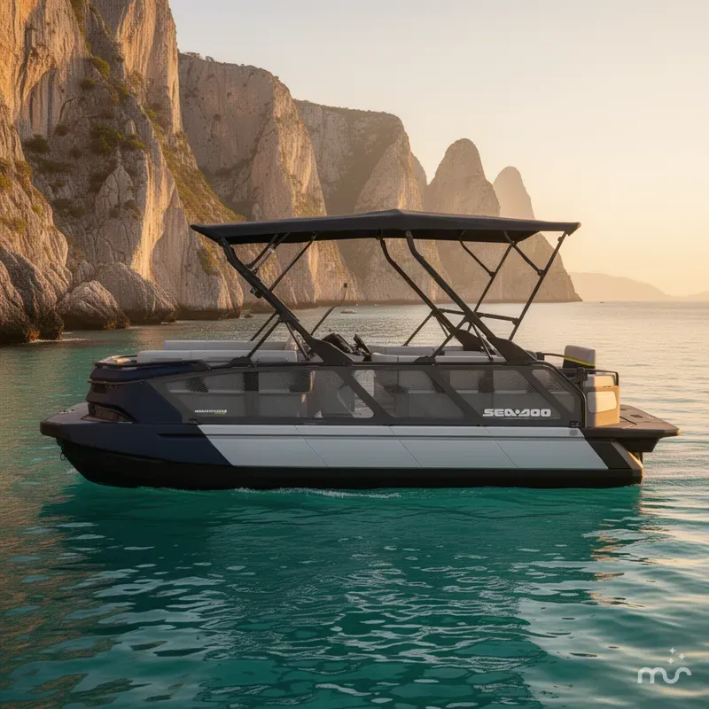 Slide: The Image of Sea-Doo Switch Cruise Limited 21 - 300 hp (With Double Bimini) 2026 - 2