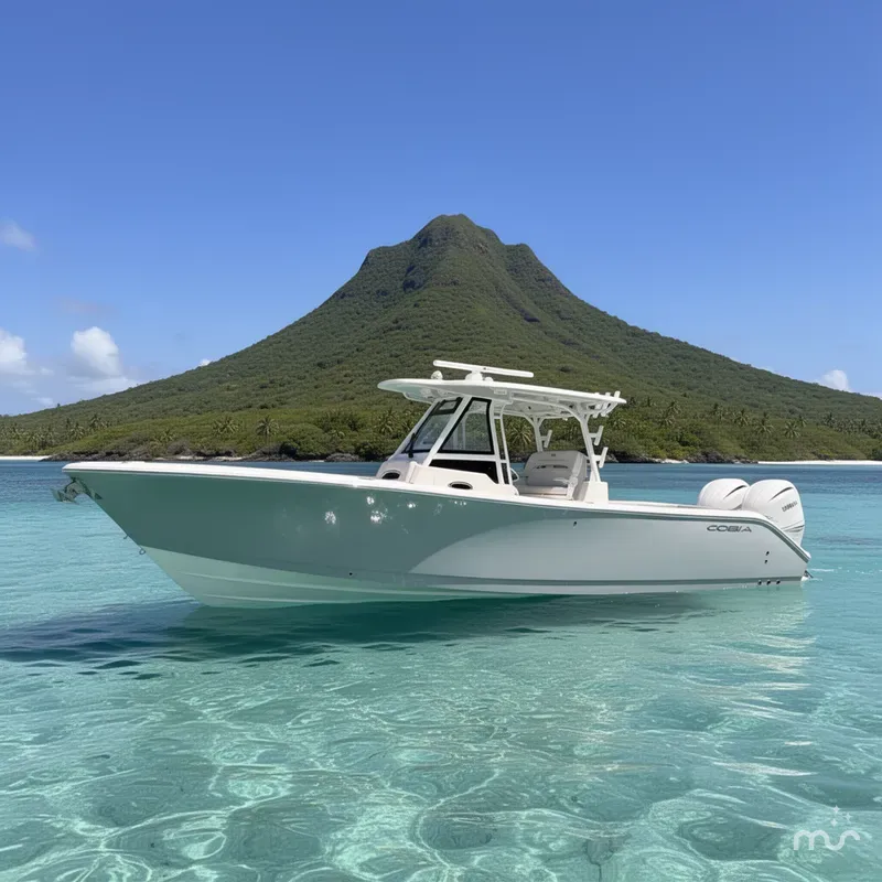 Slide: The Image of Cobia 305 Center Console 2026 - 2