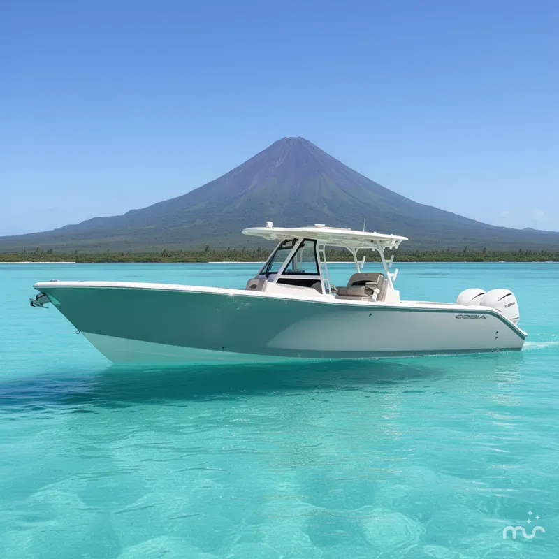 Slide: The Image of Cobia 305 Center Console 2026 - 2