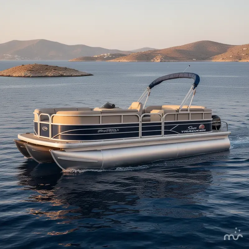 The Image of Sun Tracker Party Barge 20 DLX 2018 - 0