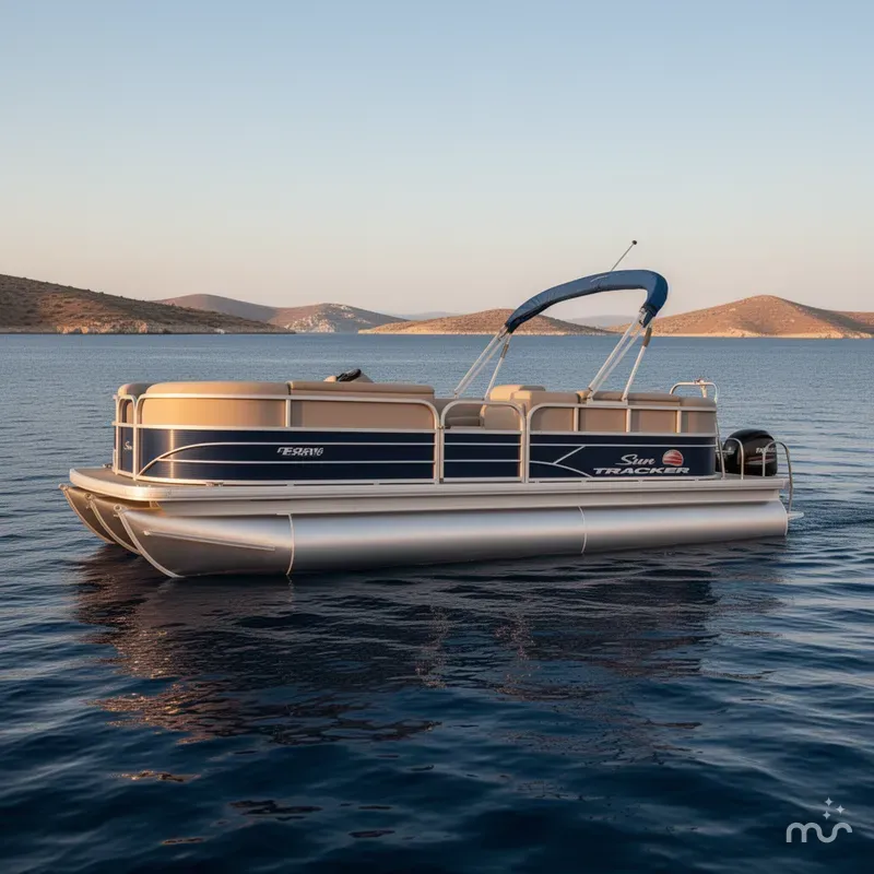Slide: The Image of Sun Tracker Party Barge 20 DLX 2018 - 2