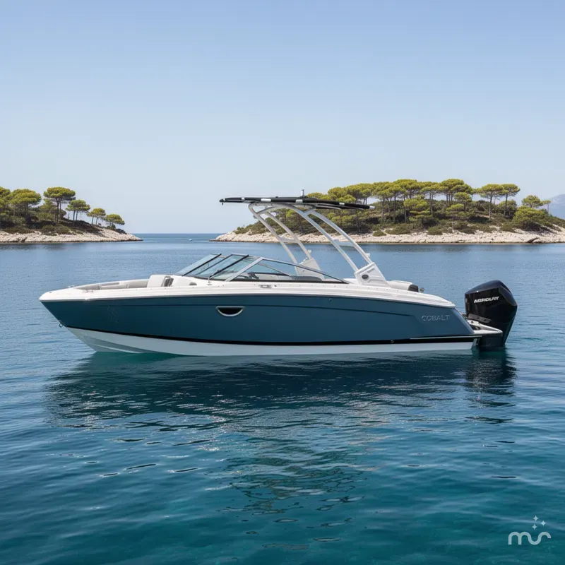 Slide: The Image of Cobalt R6 Outboard 2022 - 2