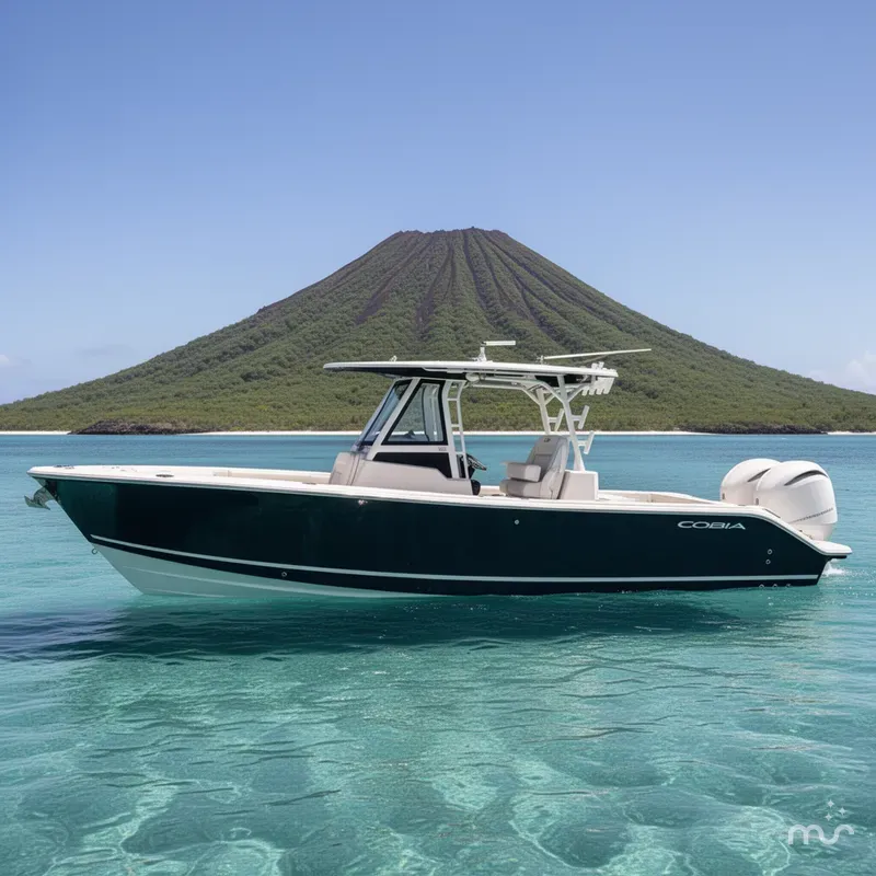 Slide: The Image of Cobia 305 Center Console 2026 - 2