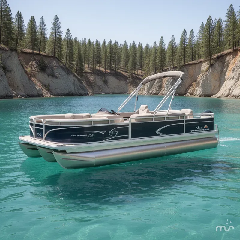 The Image of Sun Tracker Fishin' Barge 22 DLX 2025 - 0