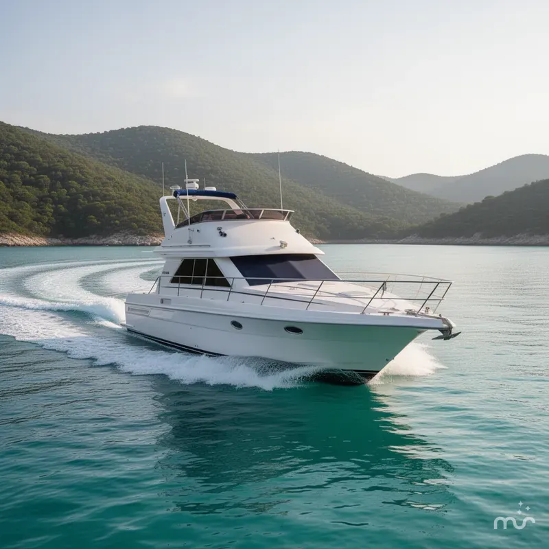 Slide: The Image of Cruisers 3580 Flybridge 1996 - 2