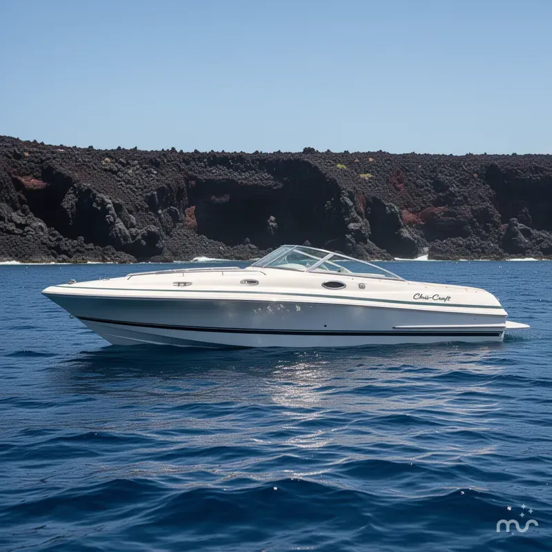 Slide: The Image of Chris-Craft 232 Sport Deck 2000 - 2