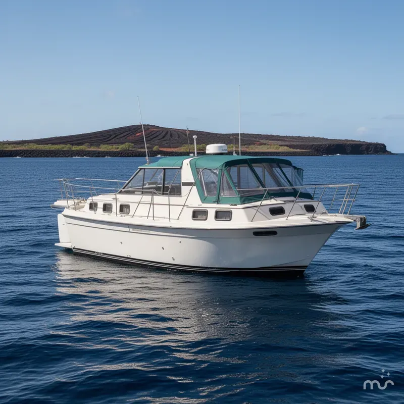 Slide: The Image of Carver Yachts 28 Riviera Diesel 1984 - 2