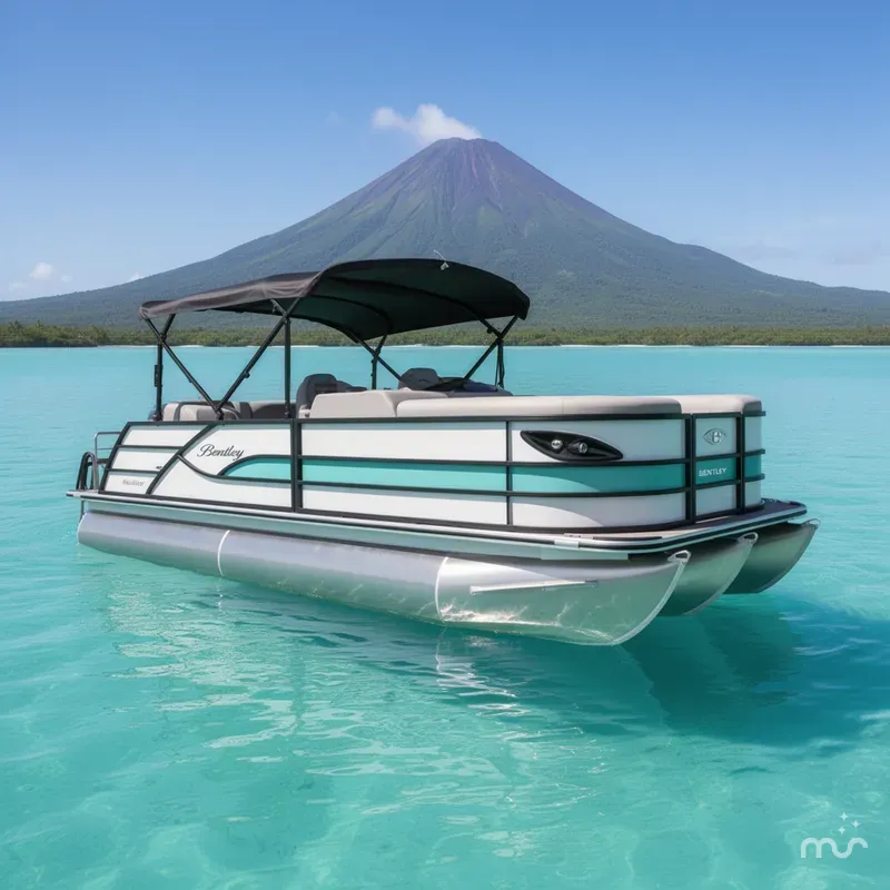 Slide: The Image of Bentley Pontoons Legacy Swingback 203 2026 - 2