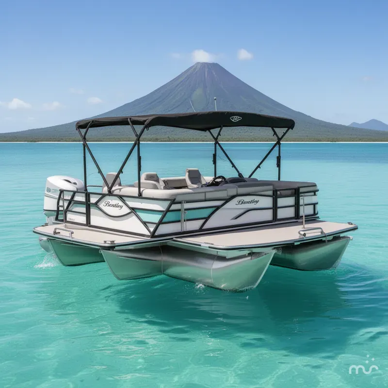 Slide: The Image of Bentley Pontoons Legacy Swingback 203 2026 - 3