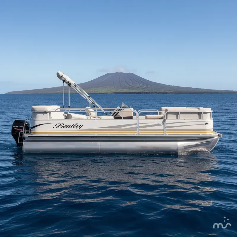The Image of Bentley Pontoon 200 Cruise W/Tandem Trailer And 90Hp Mercury 2004 - 0