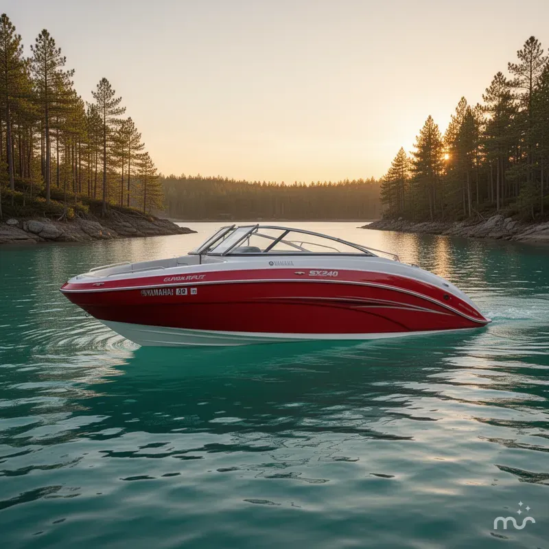 The Image of Yamaha SX240 HO W/180HP Twin Jet Engine And Trailer Inclu 2012 - 0