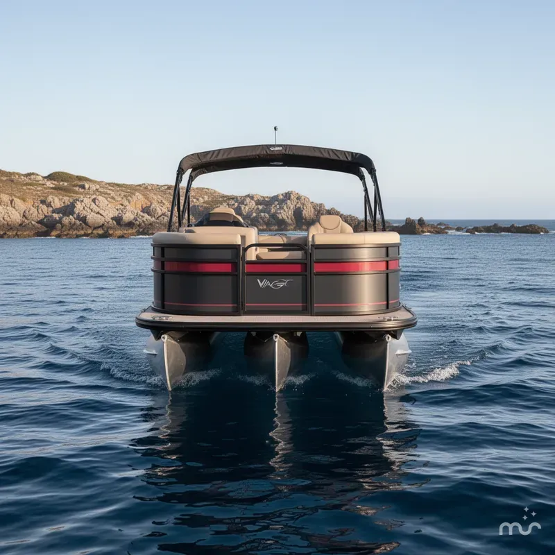 Slide: The Image of Viaggio Z 22U Tripletoon With A Mercury Verado 300HP Engin 2025 - 1