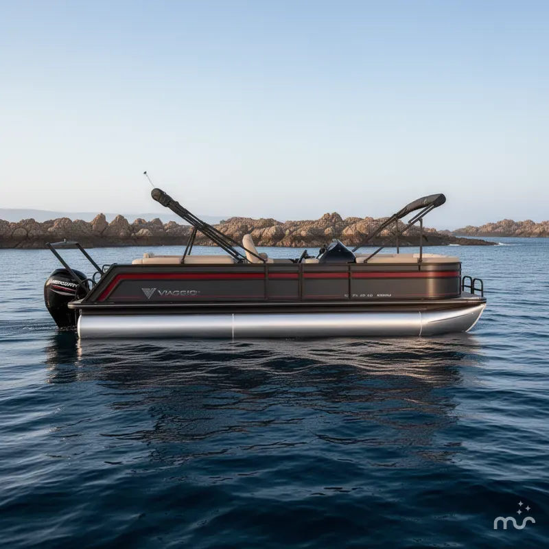 Slide: The Image of Viaggio Z 22U Tripletoon With A Mercury Verado 300HP Engin 2025 - 2
